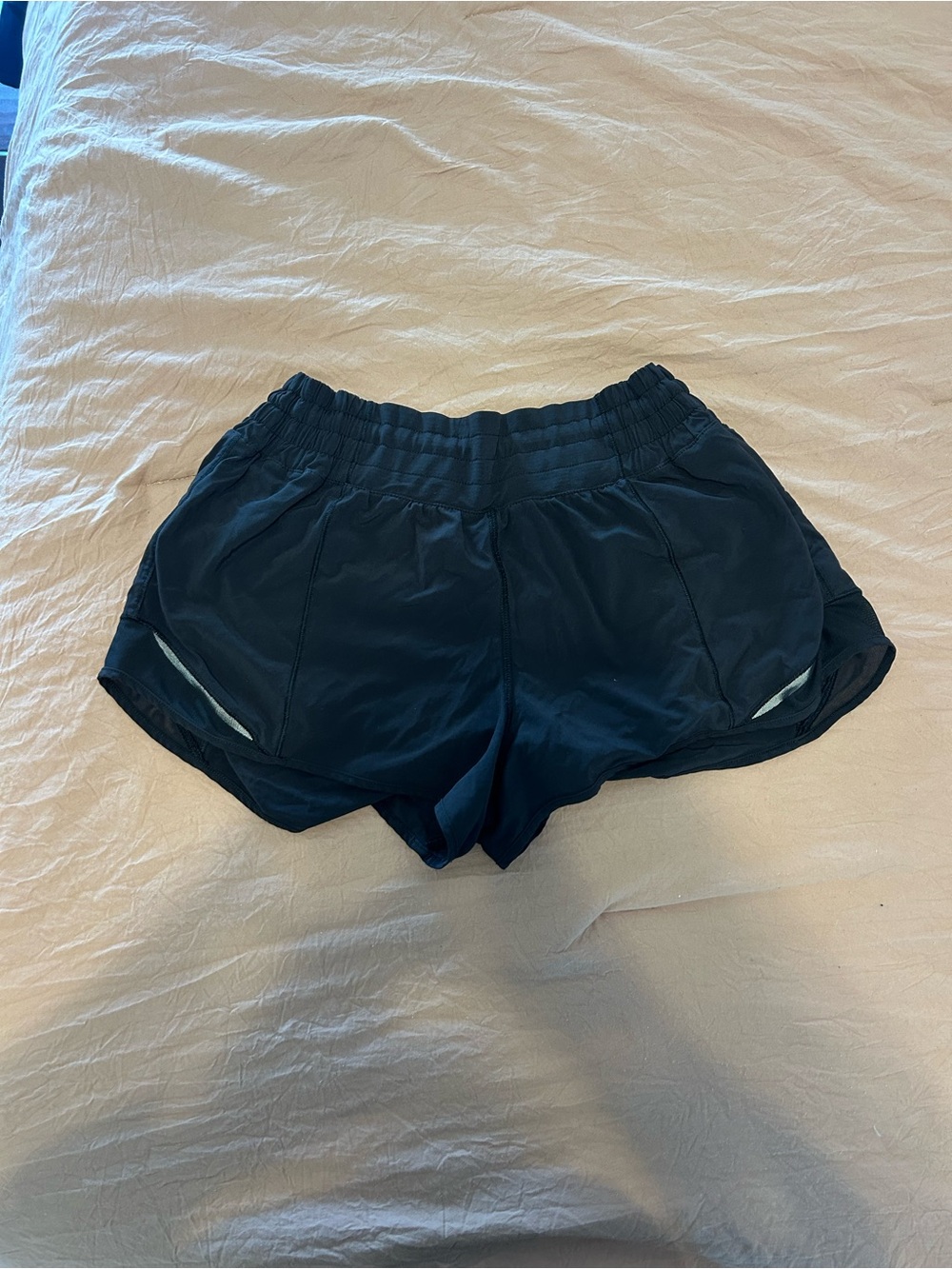 Lululemon Hot Shot Shorts Black Active Running Shorts